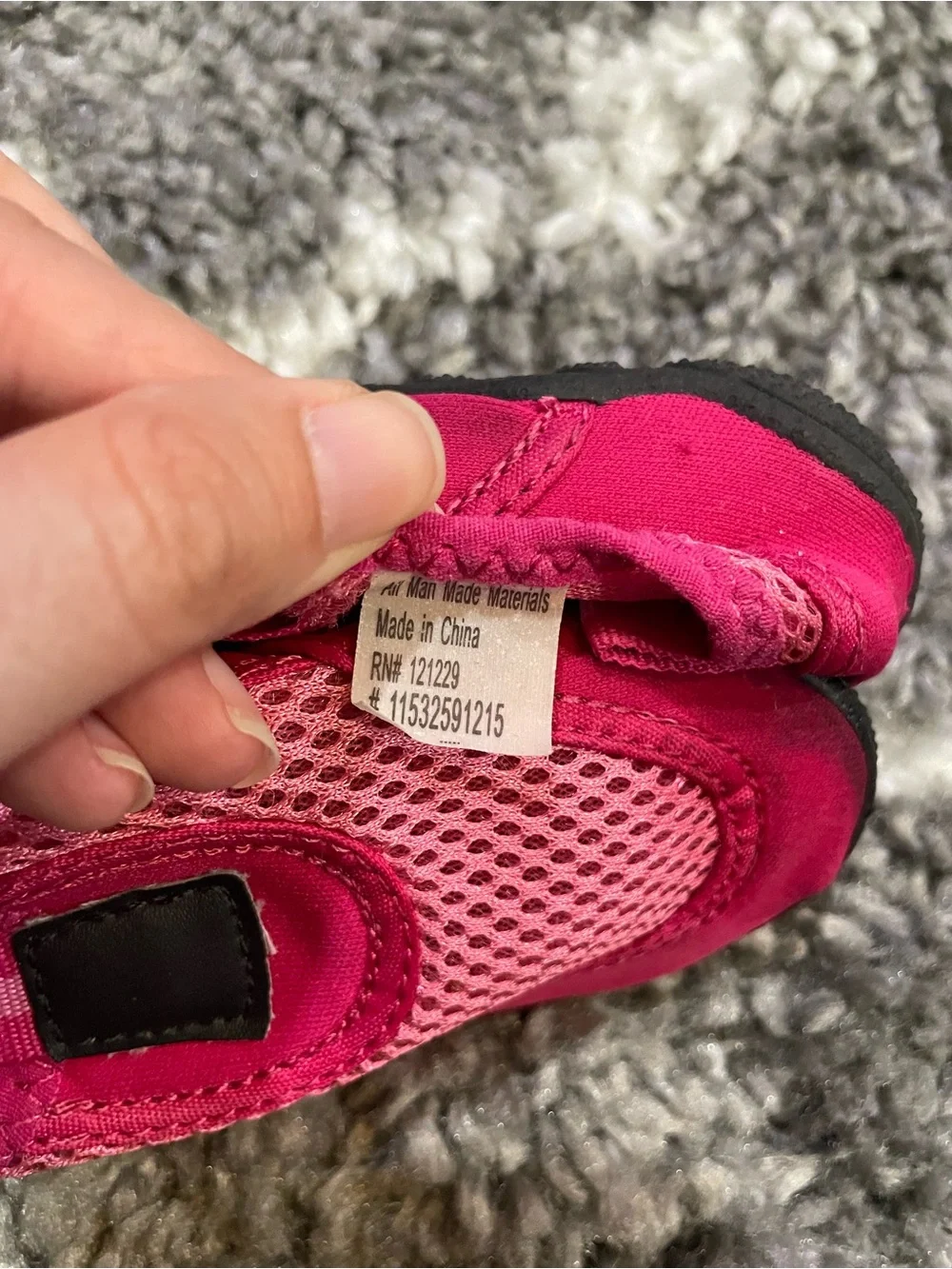 Chatties Kids Hot Pink Slip-On Water Shoes Size 9/10